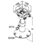 Adjustable Pedestal with Swivel - Image 3