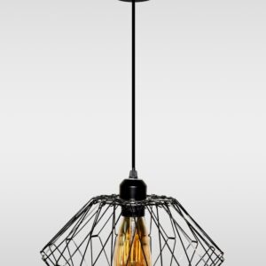 CENSEE Decoration Black Industrial Metal Iron Line Hanging Lampshade Pendant Lamp