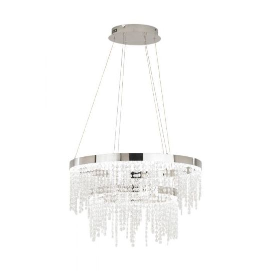 39281_100_00_v05.jpg CHANDELIER EGLO LED CHROM KRISTALL ANTELAO CRYSTAL DESIGN - Image 1