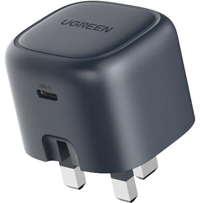 3c.jpg UGREEN USB-C PD GaN 30W Wall Charger (Black, Folding Foot) - Image 1