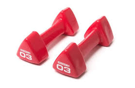 ESCAPE 3KG STUDIO VINYL HANDWEIGHT PAIR - RED