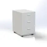 Flow Mobile Pedestal 3D W400 x D600 x H565mm - Image 2