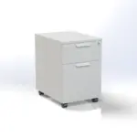 Flow Mobile Pedestal 1D1F W400 x D600 x H565mm - Image 3