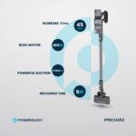 Powerology Cordless Stick Vacuum - Black - Image 4
