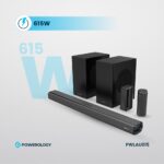 Powerology 5.2.4CH Dual Woofer Wireless Home Theater - Black - Image 2
