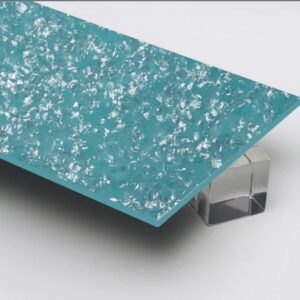Marble Pattern Acrylic Sheet 3mm (Light Blue) - (1550 x 620 MM)