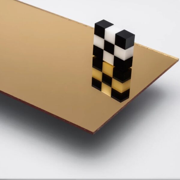 Golden Mirror Acrylic Sheet 2 mm - (1220 x 2440 MM)