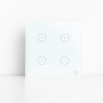 GoSmart Switch Light 4 Gang Small WiFi - White