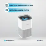 Powerology Smart Air Purifier Eliminate Odor & Smoke - White - Image 3