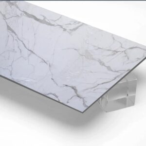 UV Coated High Glossy 3D printed Decorative Marble Sheet - 3MM