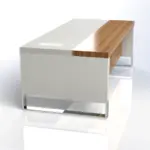 Linea Uno Straight Desk W1800 x D1000 x H750mm Executive Desks - Image 4