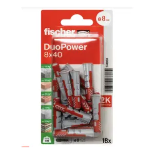 FISHCHER DUOPOWER 8X40 K NV PLUG 18PCS