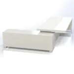 Linea Uno Desk with Credenza Storage Return W2200 x D1800 x H750mm Executive Desks