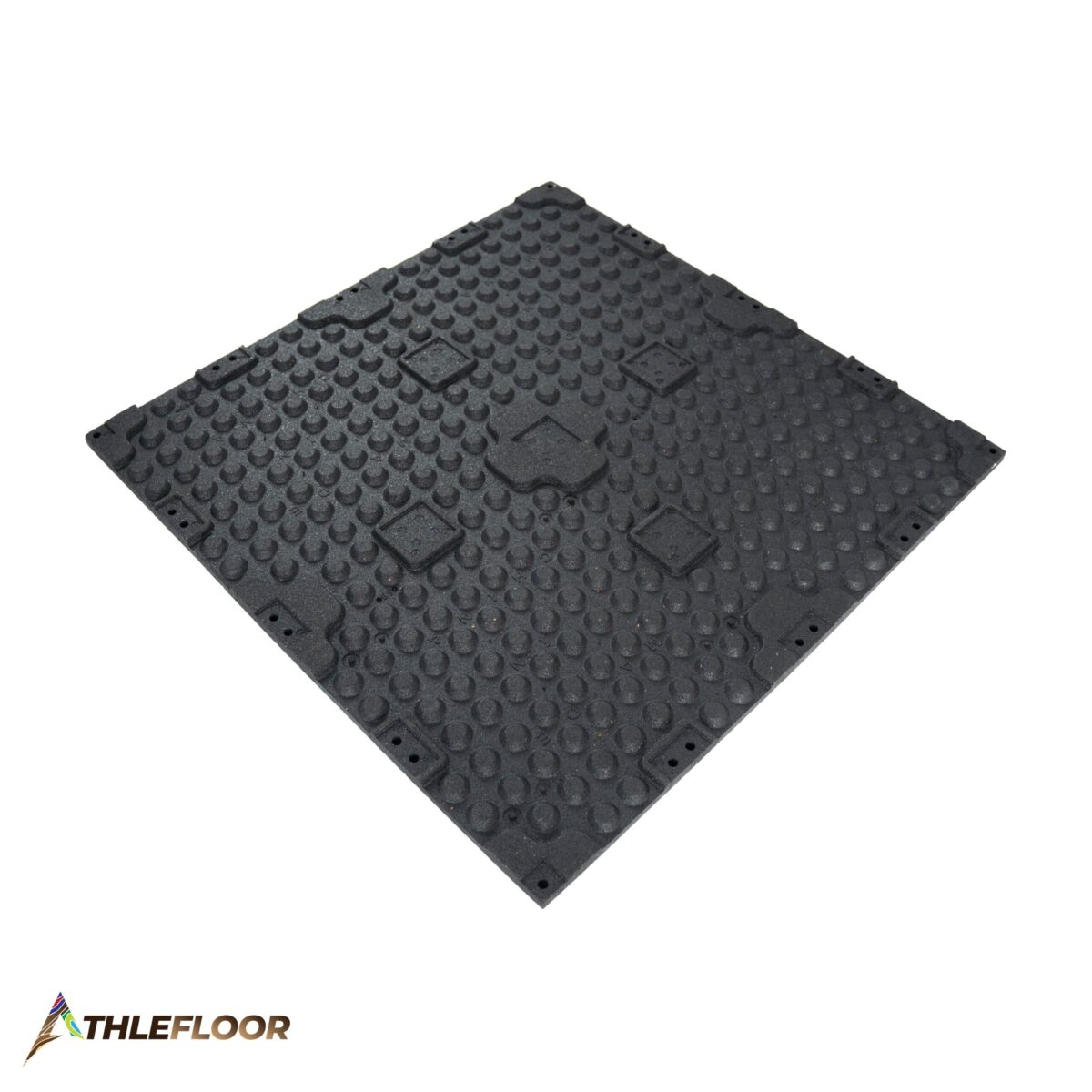 THLEFLOOR Rubber Tile Flooring Color Black with Yellow - Image 4