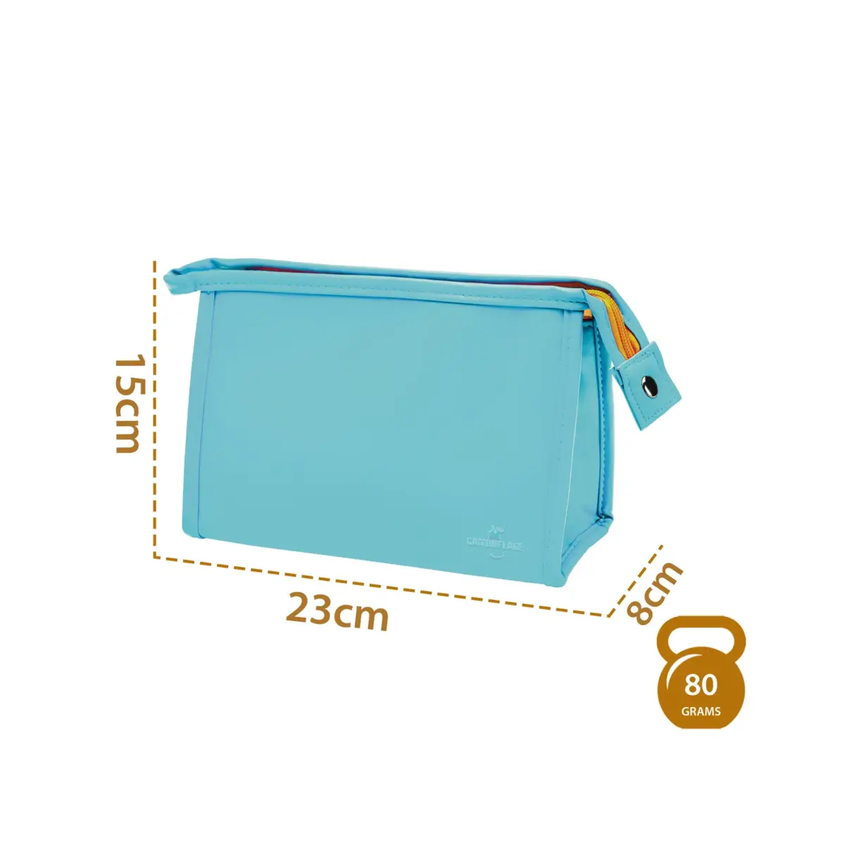 Travel Cosmetic Bag Turquoise,Pink,Yellow - Image 2