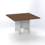 Linea Due Square Meeting Table Meeting & Conference W1200 x D1200 x H750mm - Image 4