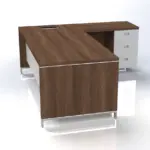 Linea Due with Hanging Pedestal W2000 x D1800 x H750mm Executive Desks - Image 3