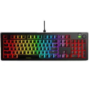 Glorious GMMK 3 100% Prebuilt Wired Mechanical Gaming Keyboard - Black (Arabic Layout)