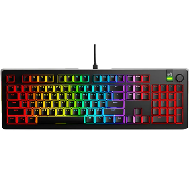 41.webp Glorious GMMK 3 100% Prebuilt Wired Mechanical Gaming Keyboard - Black (Arabic Layout) - Image 1
