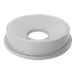 RUBBERMAID BRUTE ROUND FUNNEL TOP FOR 32 GALLON CONTAINER - GRAY