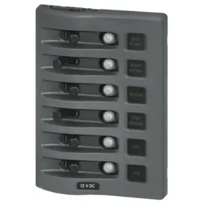 Weather Deck Waterproof Panel 6 Way