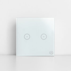 GoSmart Light Switch 2 Gang WiFi - White