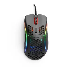 Glorious Model D 12,000 DPI Wired Gaming Mouse (68g) - Matte Black,White