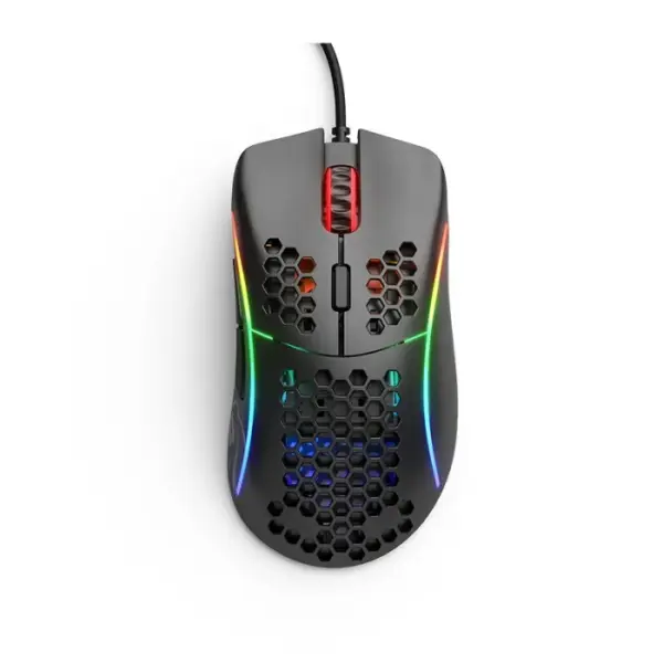 Glorious Model D 12,000 DPI Wired Gaming Mouse (68g) - Matte Black,White