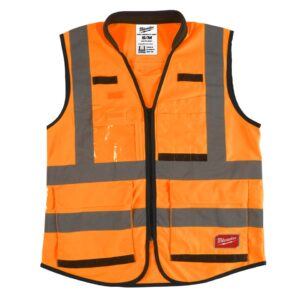 Premium Hi-Visibility Vest Orange
