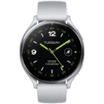 Xiaomi Watch 2 – Silver Case with Gray TPU Strap | Smart Fitness Watch