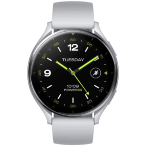 Xiaomi Watch 2 – Silver Case with Gray TPU Strap | Smart Fitness Watch