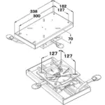 Double-Sided Seat Slide with Swivel - Image 2