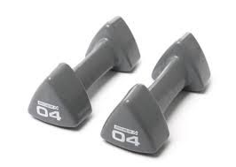 ESCAPE 4KG STUDIO VINYL HANDWEIGHT PAIR - GREY