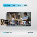 Powerology Break-Proof Android Smart TV 55" - Black - Image 3