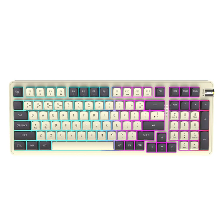 5-10-1.webp DarkFlash DF98 RGB Wireless (3-Modes BT/2.4GHz/USB-C) Gasket RGB (Linear Yellow Switch) Mechanical Gaming Keyboard - Twilight - Image 1