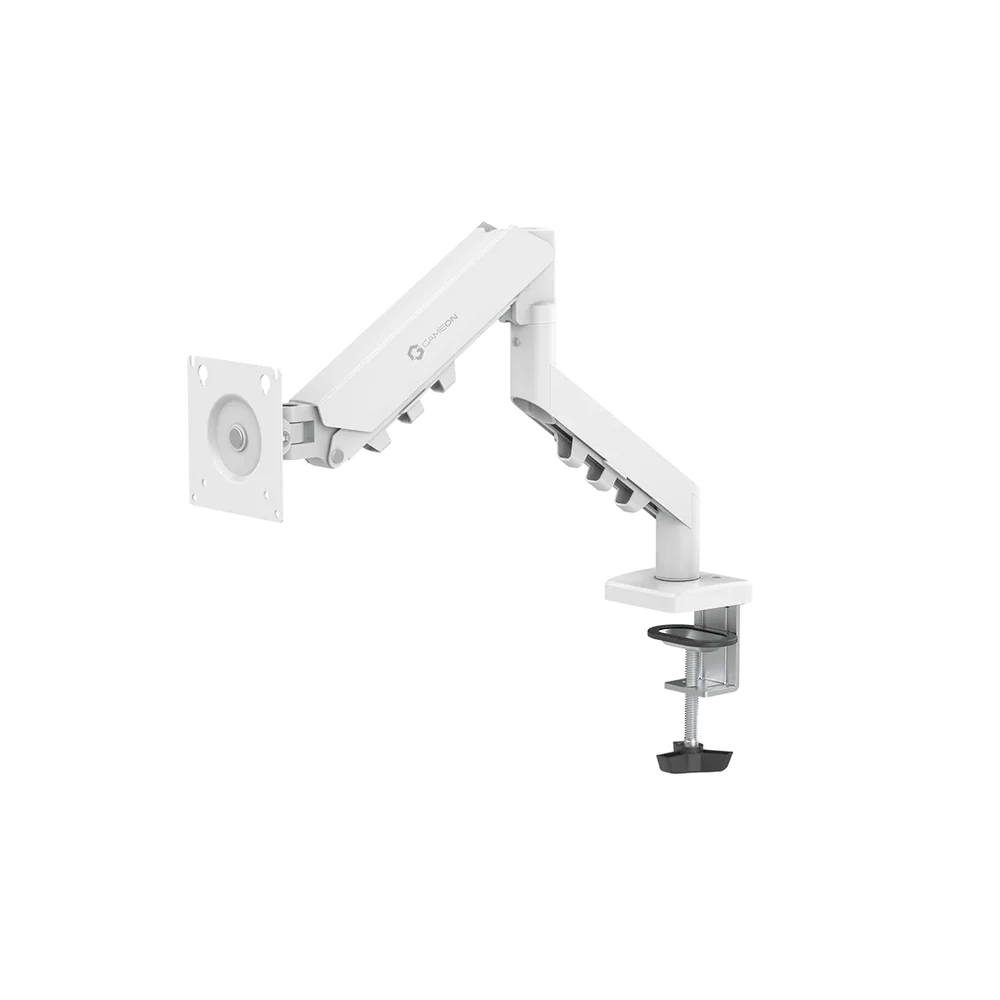 5-11-1.webp GAMEON GO-5501 Gas Mechanical Spring Single Monitor Arm For Gaming And Office Use - White - Image 1