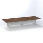 Linea Due Conference Table W2400 x D1200 x H750mm Meeting & Conference - Image 5