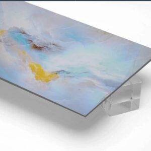 UV Coated High Glossy 3D printed Decorative Marble Sheet 3MM