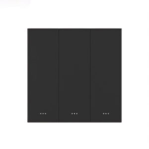 Zigbee 3 Gang Key Switch-EU - Black