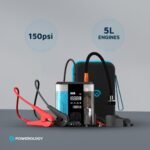 Powerology 8800mAh Jump Start Air Compressor - Transparent - Image 4
