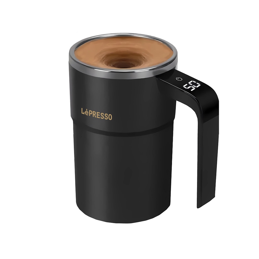 5-5-5.jpg LePresso Stirmagic Auto Stirring Mug - Black - Image 1