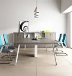 Noqi "U" Meeting Table (5 Sizes) W2400 x D1200 x H750mm Meeting & Conference Mixed Used Tables - Image 9