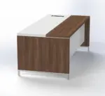 Linea Due Straight Desk (Premium) W1600 x D800 x H750mm Executive Desks - Image 5