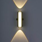 LED Alphabet Wall Lamp Letter Sign Wall Light Black Outside Indoor Decorative Light Letter I