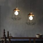 CENSEE Modern Nordic Wrought Iron Hanging Cage Lamp - Image 2