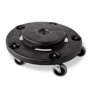 RUBBERMAID BRUTE TRASH CAN DOLLY - BLACK