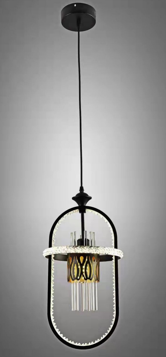 5f83b446-8dfe-4cd6-b70f-ffca4670ee9e.jpg Chandelier Iron and glass hanging Lights Home Decoration Modern Pendant Lamp - Image 1