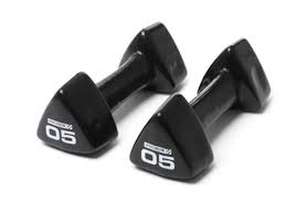 ESCAPE 5KG STUDIO VINYL HANDWEIGHT PAIR - BLACK