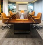 Linea Uno Curved Meeting Table W3200 x D1400 x H750mm Meeting & Conference - Image 6