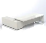 Linea Uno Desk with Credenza Storage Return W2400 x D1800 x H750mm Executive Desks